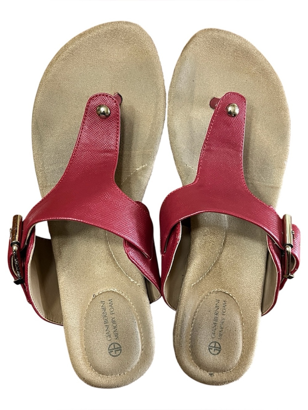 Giani Bernini Rivver Thong Sandals Size 6.5